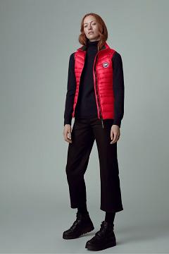 Chamarras Canada Goose Mujer México - Hybridge Lite Chalecos Rojos FW6871035